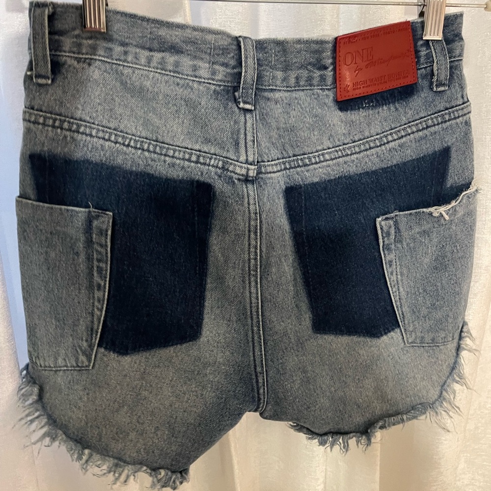 One teaspoon high waisted jean shorts